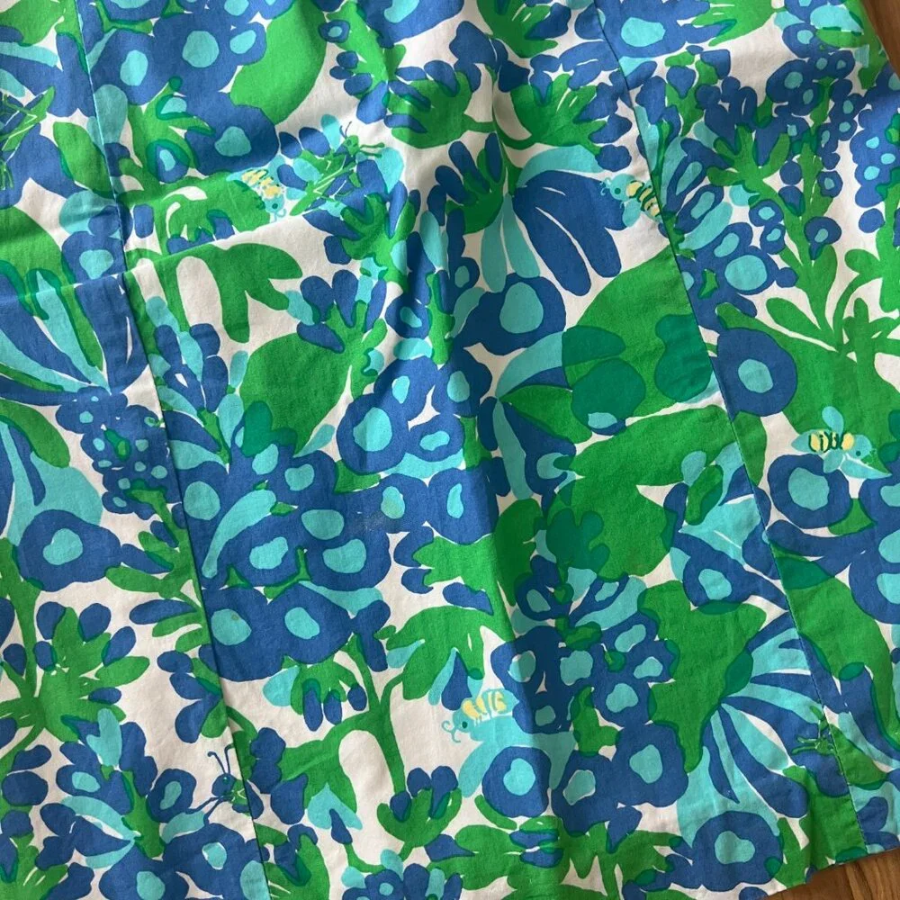 Lilly Pulitzer Bee In Your Bonnet Strapless Dress, Size 2 - Picture 3 of 13